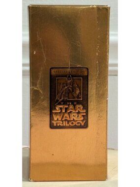 Star Wars Trilogy Special Edition VHS Box Set Gold THX Digitally Mastered Lucasf